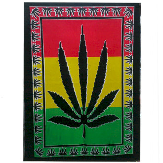 Cotton Wall Art - Herbal Leaf