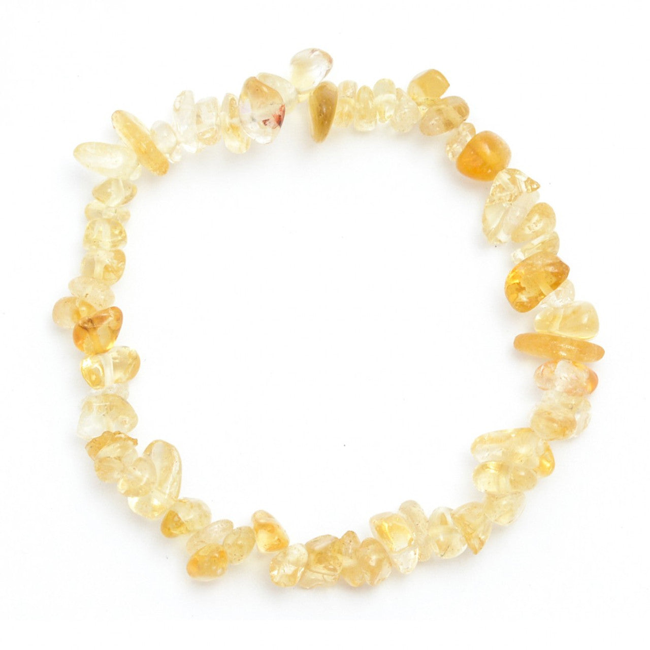 CITRINE CRYSTAL CHIP BRACELET