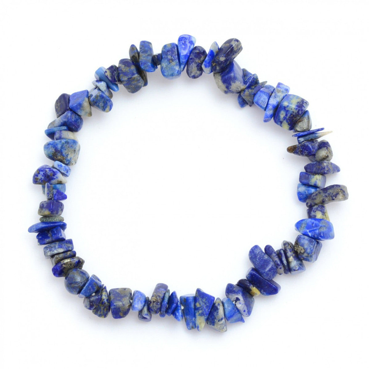 LAPIS LAZULI CRYSTAL CHIP BRACELET