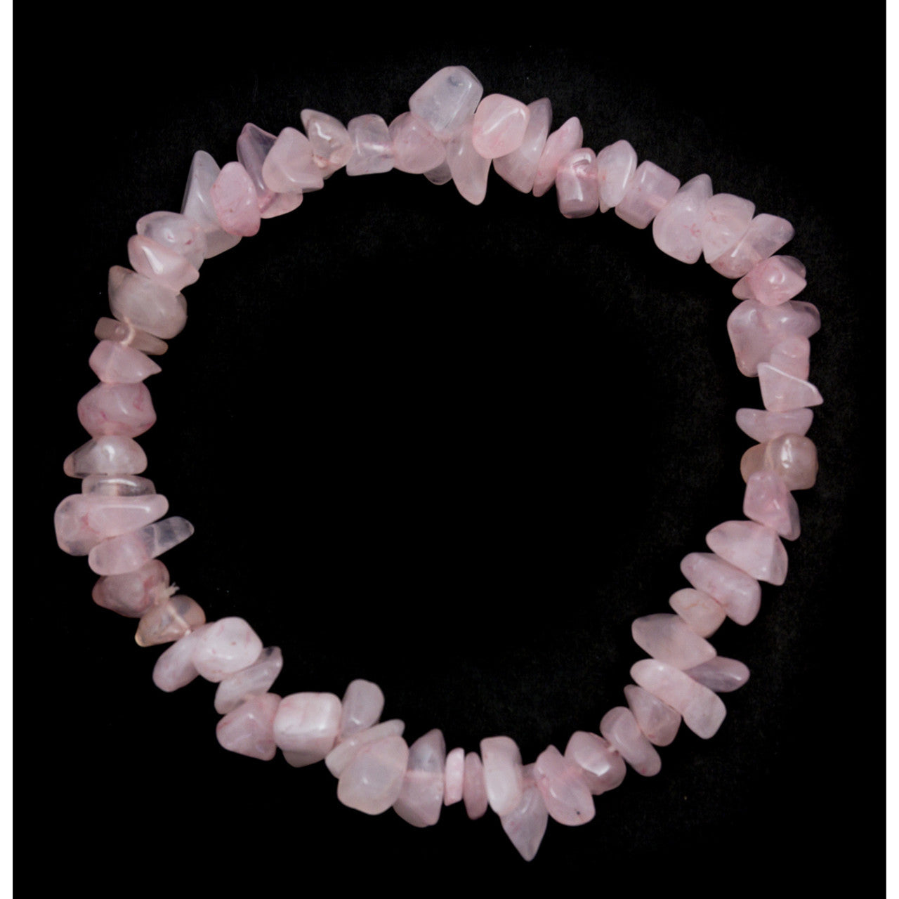 ROSE QUARTZ CRYSTAL CHIP BRACELET