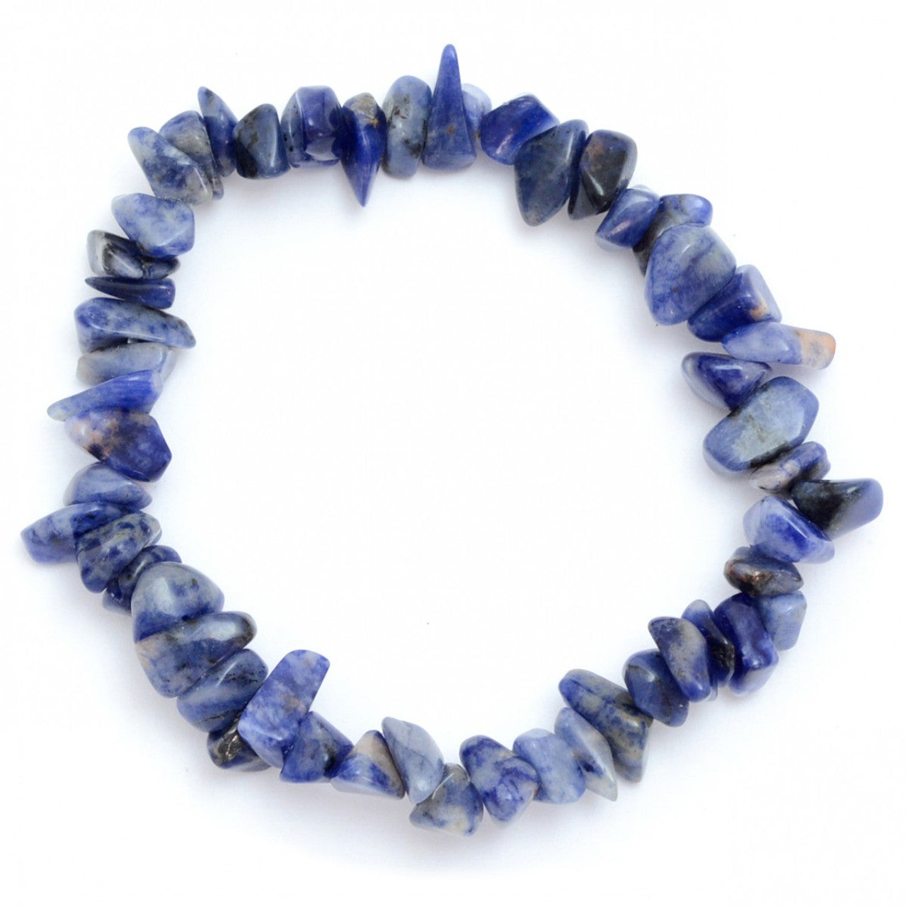 SODALITE CRYSTAL CHIP BRACELET