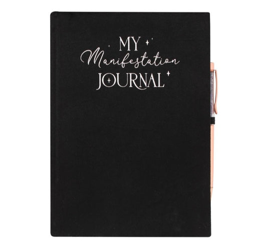 Manifestation Journal with Amethyst Pen