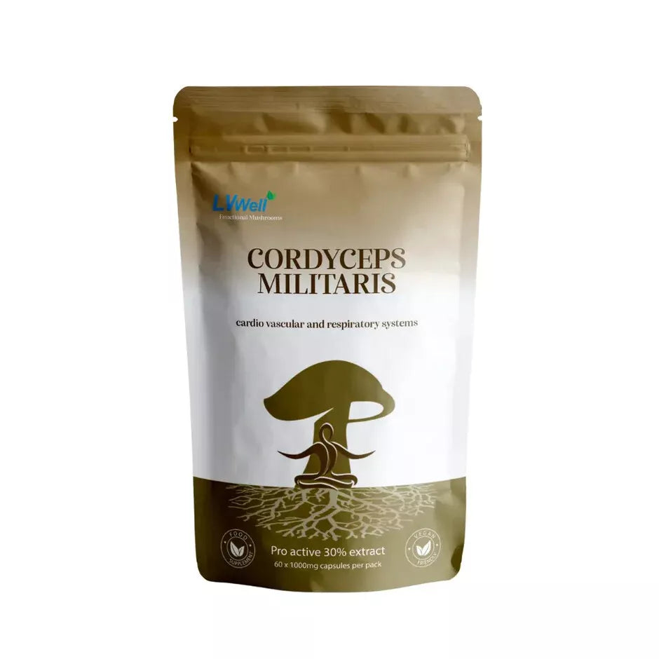 LVWell Mushroom Capsules - Cordyceps Militaris
