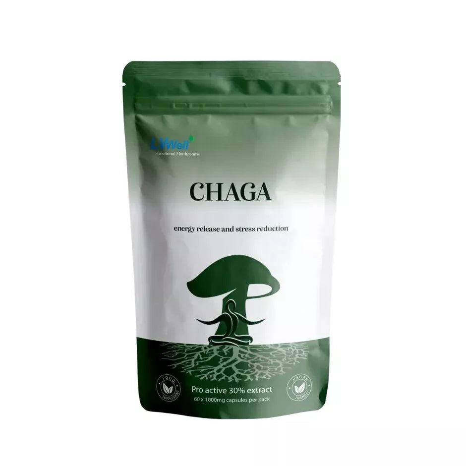 LVWell Mushroom Capsules - Chaga