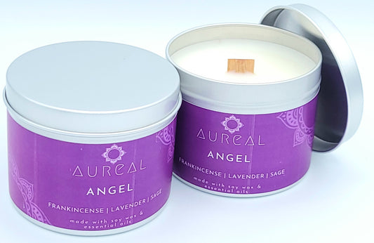 Aureal Angel Tin Candle