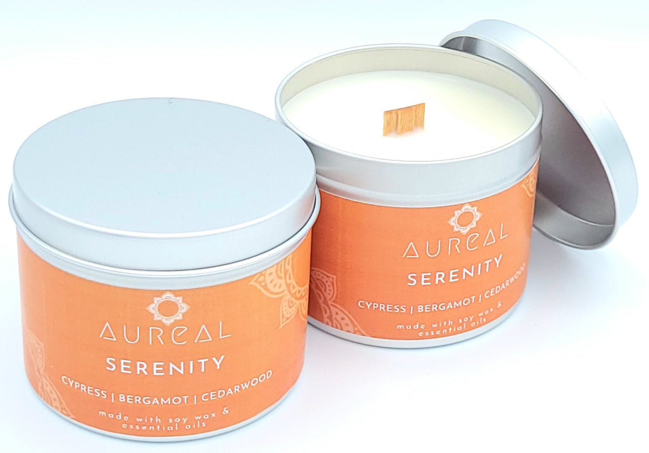 Aureal Serenity Tin Candle